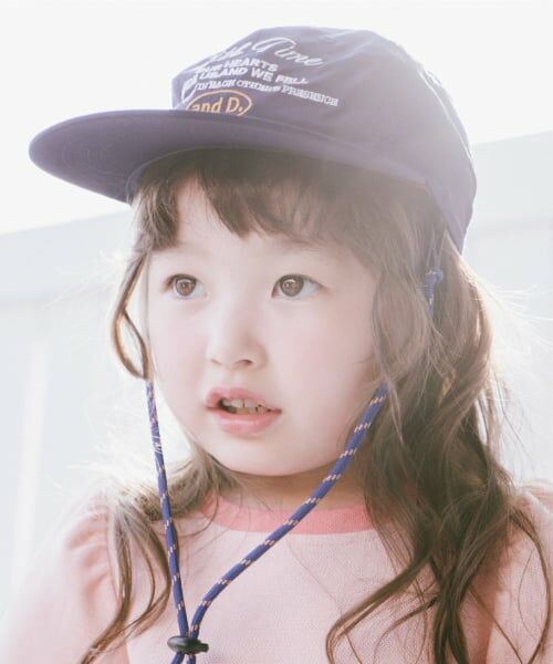 and D.petitmain / アンドディー. プティマイン キャップ | 紐付きししゅうカラーキャップ | 詳細3