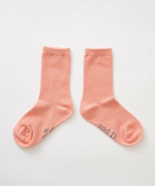 and D.petitmain / アンドディー. プティマイン ソックス | 【365D】ディリーカラーソックス（ピンク）