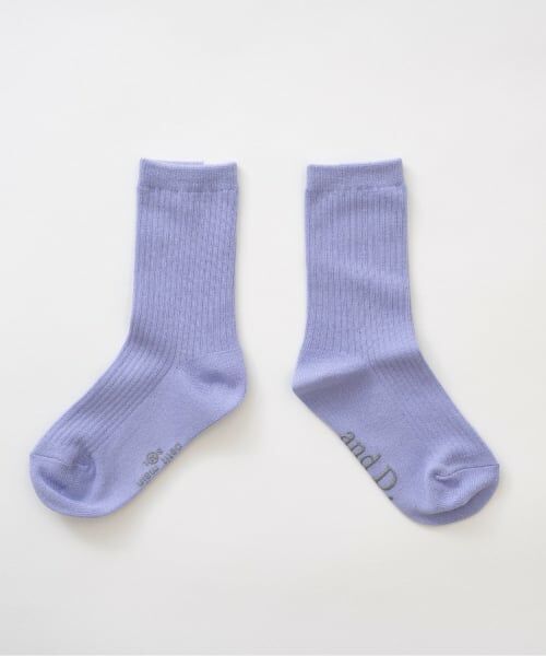 and D.petitmain / アンドディー. プティマイン ソックス | 【365D】ディリーカラーソックス（ラベンダー）