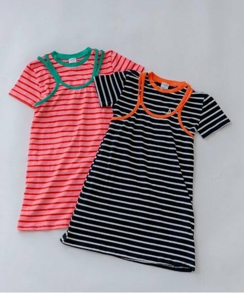 and D.petitmain / アンドディー. プティマイン ミニ丈・ひざ丈ワンピース | Tシャツ＆キャミワンピースSET_2 | 詳細1