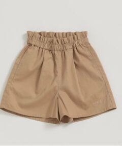 and D.petitmain / アンドディー. プティマイン ショート・ハーフ・半端丈パンツ | 裾刺繍ウエストフリルキュロット