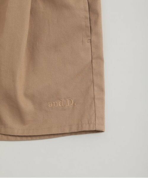 and D.petitmain / アンドディー. プティマイン ショート・ハーフ・半端丈パンツ | 裾刺繍ウエストフリルキュロット | 詳細4