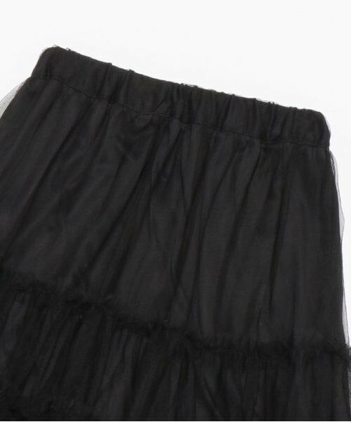 and D.petitmain / アンドディー. プティマイン ミニ・ひざ丈スカート | チュールティアードスカート | 詳細14