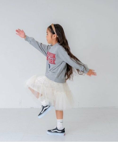 and D.petitmain / アンドディー. プティマイン ミニ・ひざ丈スカート | チュールティアードスカート | 詳細2