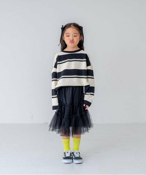 and D.petitmain / アンドディー. プティマイン ミニ・ひざ丈スカート | チュールティアードスカート | 詳細5