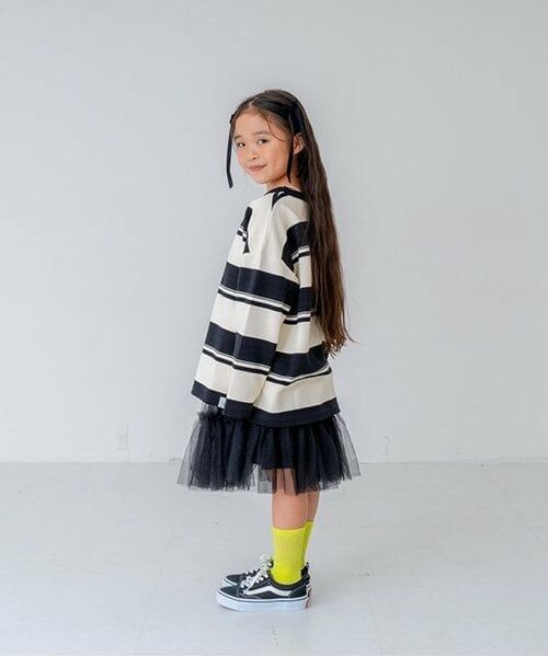 and D.petitmain / アンドディー. プティマイン ミニ・ひざ丈スカート | チュールティアードスカート | 詳細6