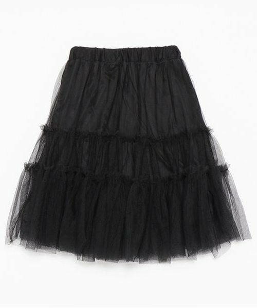 and D.petitmain / アンドディー. プティマイン ミニ・ひざ丈スカート | チュールティアードスカート | 詳細18