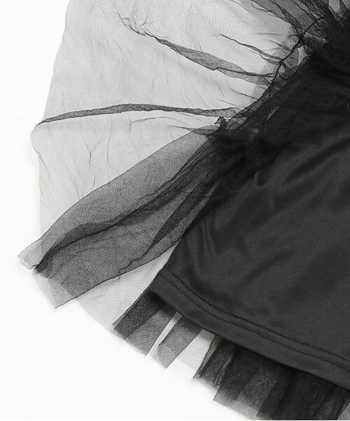 and D.petitmain / アンドディー. プティマイン ミニ・ひざ丈スカート | チュールティアードスカート | 詳細22
