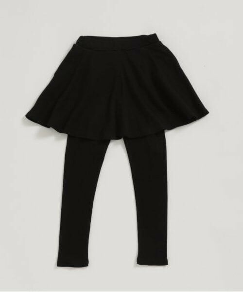 and D.petitmain / アンドディー. プティマイン ショート・ハーフ・半端丈パンツ | ラクラクスカッツ(黒)