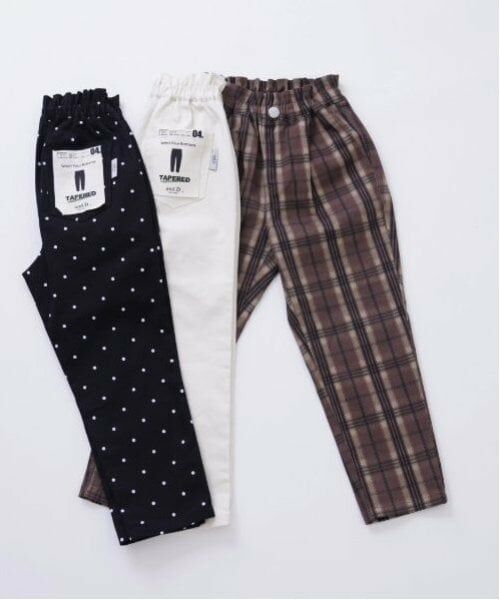 and D.petitmain / アンドディー. プティマイン その他パンツ | ウエストフリルテーパードパンツ | 詳細3