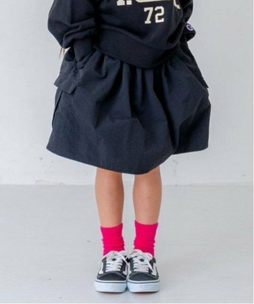 and D.petitmain / アンドディー. プティマイン ミニ・ひざ丈スカート | ナイロンカーゴスカート | 詳細7