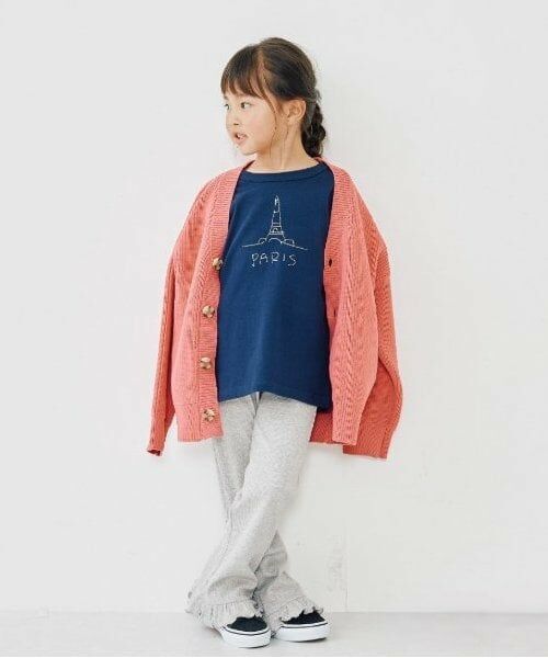 and D.petitmain / アンドディー. プティマイン その他パンツ | 裾フリルリブパンツ | 詳細1