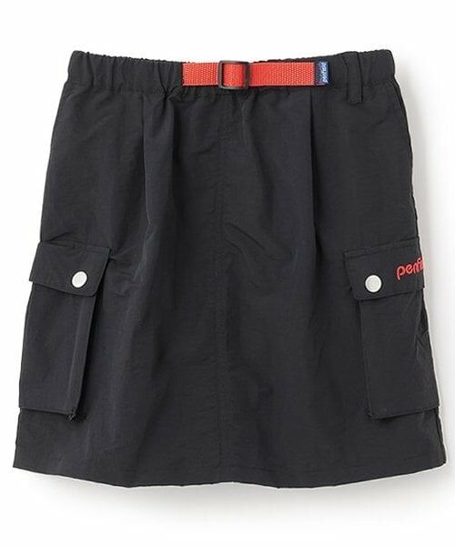 and D.petitmain / アンドディー. プティマイン ミニ・ひざ丈スカート | 【penfield】【水陸】ギアカーゴスカート（黒）