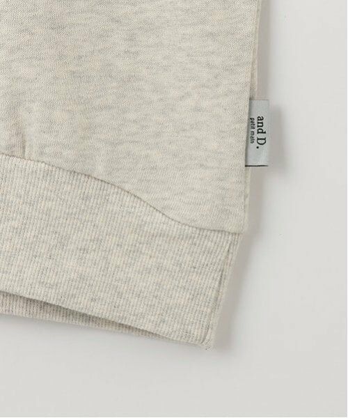 and D.petitmain / アンドディー. プティマイン スウェット | 【365D.】ミニ裏毛ムジプルオーバー | 詳細9