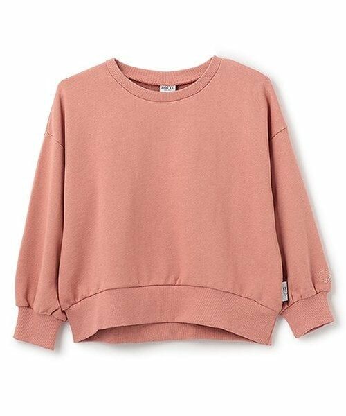 and D.petitmain / アンドディー. プティマイン スウェット | 【365D.】ミニ裏毛ムジプルオーバー（ピンク）