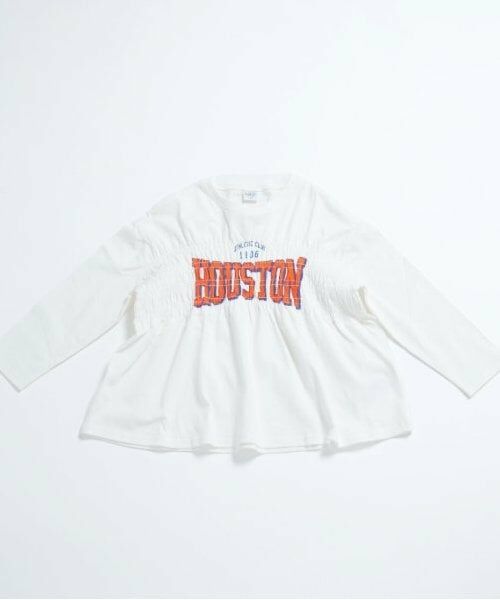 and D.petitmain / アンドディー. プティマイン Tシャツ | 【リンク】チームロゴジャーリングロンT（オフ ホワイト）