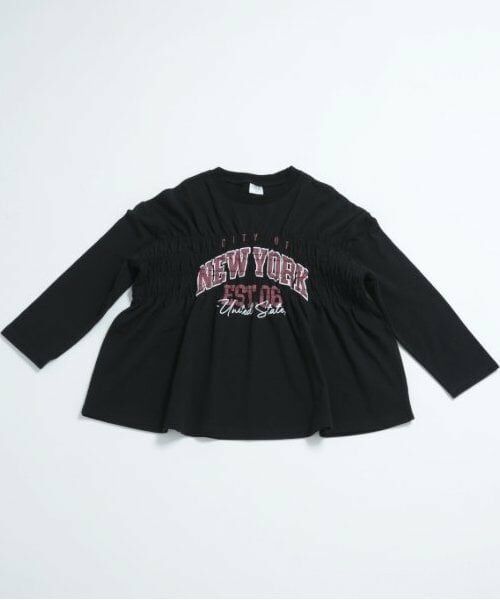 and D.petitmain / アンドディー. プティマイン Tシャツ | 【リンク】チームロゴジャーリングロンT（黒）