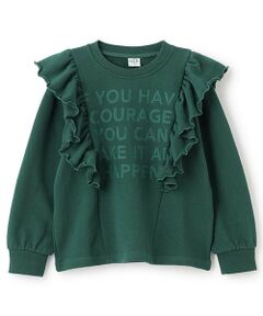 and D.petitmain / アンドディー. プティマイン スウェット | 【リンク】ショルダーフリルスウェット