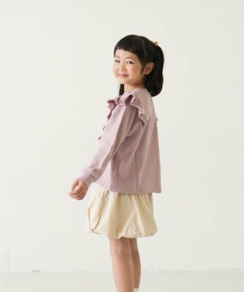 and D.petitmain / アンドディー. プティマイン スウェット | 【リンク】ショルダーフリルスウェット | 詳細1