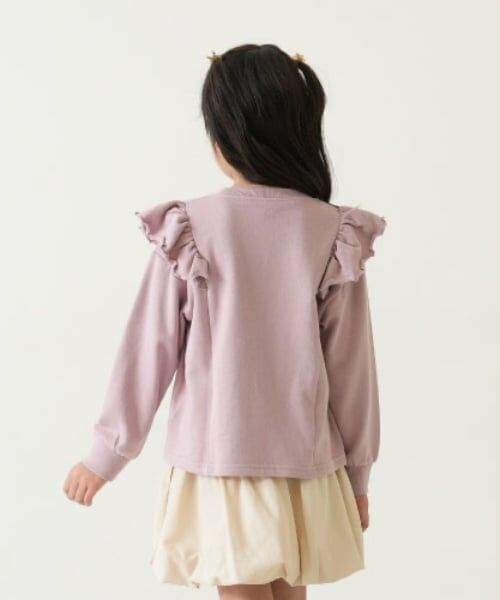 and D.petitmain / アンドディー. プティマイン スウェット | 【リンク】ショルダーフリルスウェット | 詳細2