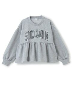 and D.petitmain / アンドディー. プティマイン スウェット | 【リンク】ドルマンペプラムプルオーバー