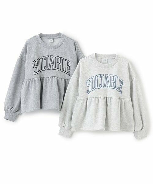 and D.petitmain / アンドディー. プティマイン スウェット | 【リンク】ドルマンペプラムプルオーバー | 詳細7