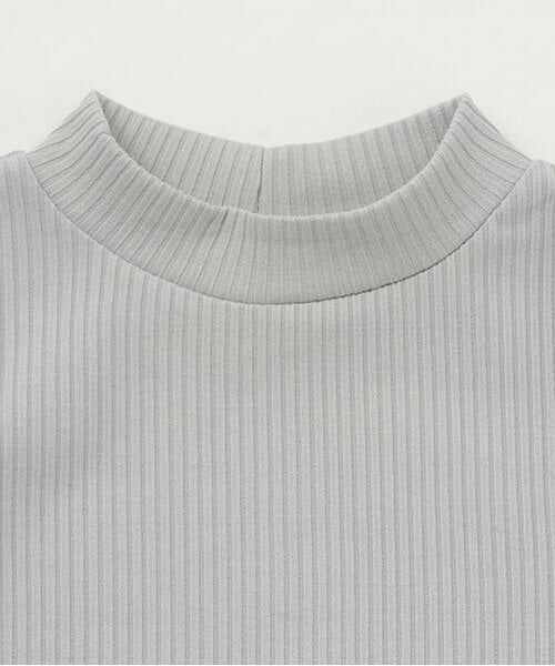 and D.petitmain / アンドディー. プティマイン キャミソール・チューブトップ | 【2WAY】ファーキャミ付きハイネックTシャツ | 詳細3