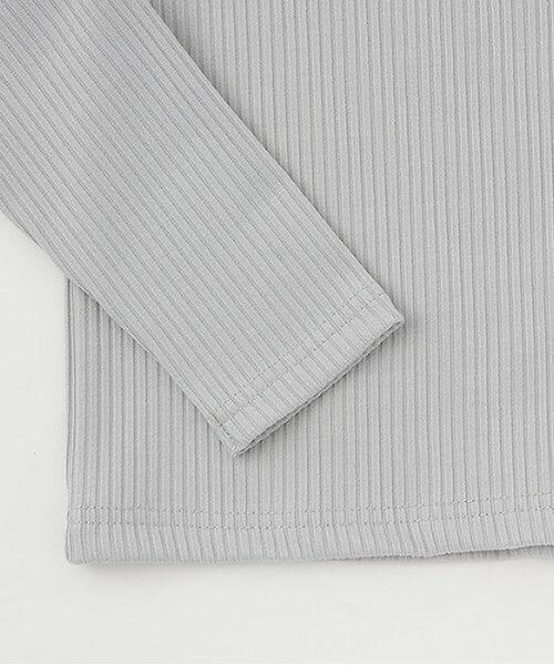 and D.petitmain / アンドディー. プティマイン キャミソール・チューブトップ | 【2WAY】ファーキャミ付きハイネックTシャツ | 詳細4