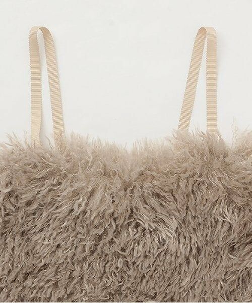 and D.petitmain / アンドディー. プティマイン キャミソール・チューブトップ | 【2WAY】ファーキャミ付きハイネックTシャツ | 詳細6