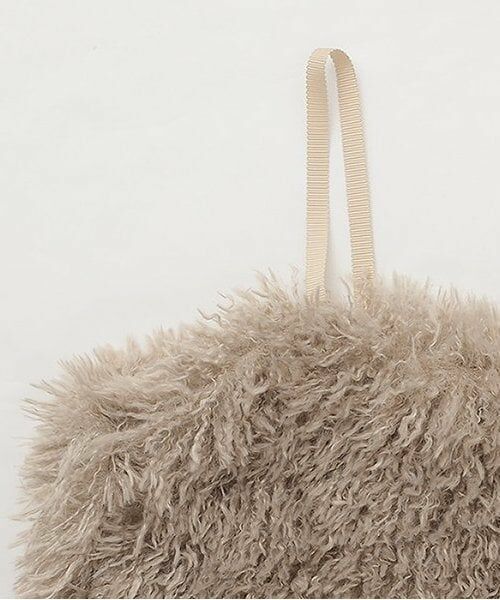 and D.petitmain / アンドディー. プティマイン キャミソール・チューブトップ | 【2WAY】ファーキャミ付きハイネックTシャツ | 詳細7