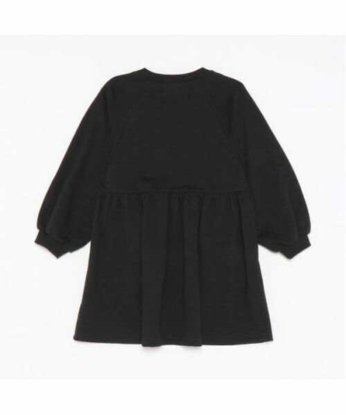 and D.petitmain / アンドディー. プティマイン ミニ丈・ひざ丈ワンピース | 【リンク】カレッジロゴラグランスリーブワンピ | 詳細1