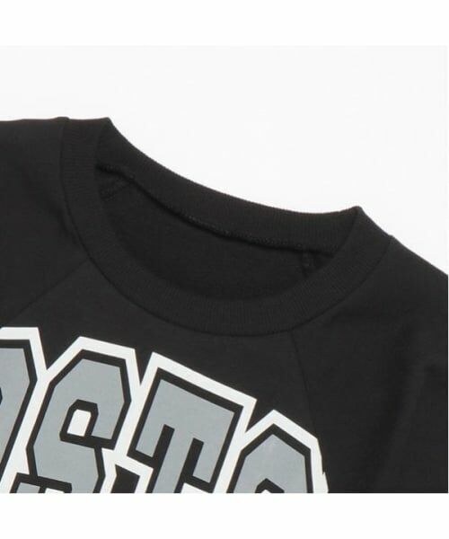 and D.petitmain / アンドディー. プティマイン ミニ丈・ひざ丈ワンピース | 【リンク】カレッジロゴラグランスリーブワンピ | 詳細5