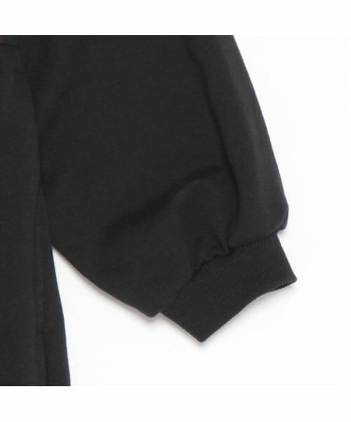 and D.petitmain / アンドディー. プティマイン ミニ丈・ひざ丈ワンピース | 【リンク】カレッジロゴラグランスリーブワンピ | 詳細8