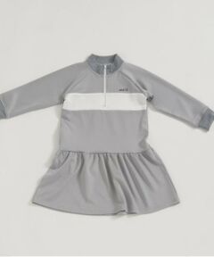 and D.petitmain / アンドディー. プティマイン ミニ丈・ひざ丈ワンピース | 【リンク】トラックジャージワンピース