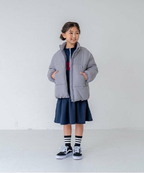 and D.petitmain / アンドディー. プティマイン ミニ丈・ひざ丈ワンピース | 【リンク】トラックジャージワンピース | 詳細5