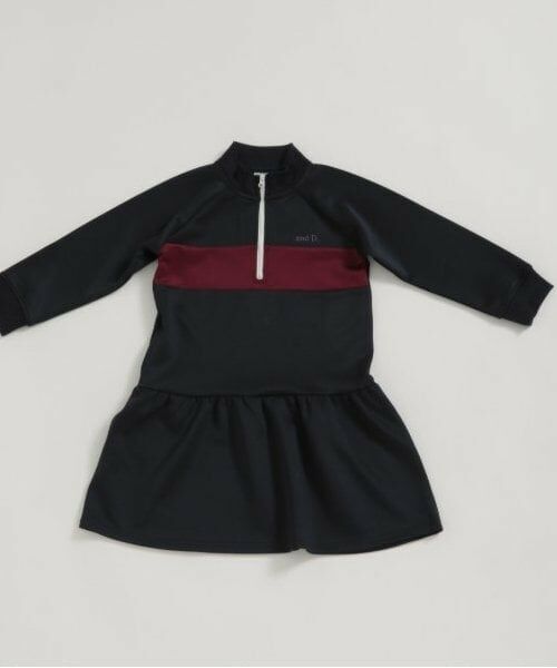 and D.petitmain / アンドディー. プティマイン ミニ丈・ひざ丈ワンピース | 【リンク】トラックジャージワンピース | 詳細6