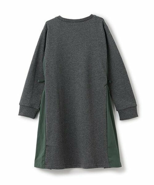 and D.petitmain / アンドディー. プティマイン ミニ丈・ひざ丈ワンピース | 【リンク】サイド布帛切替ワンピ | 詳細1