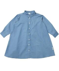 and D.petitmain / アンドディー. プティマイン ミニ丈・ひざ丈ワンピース | デニムフレアシャツワンピ