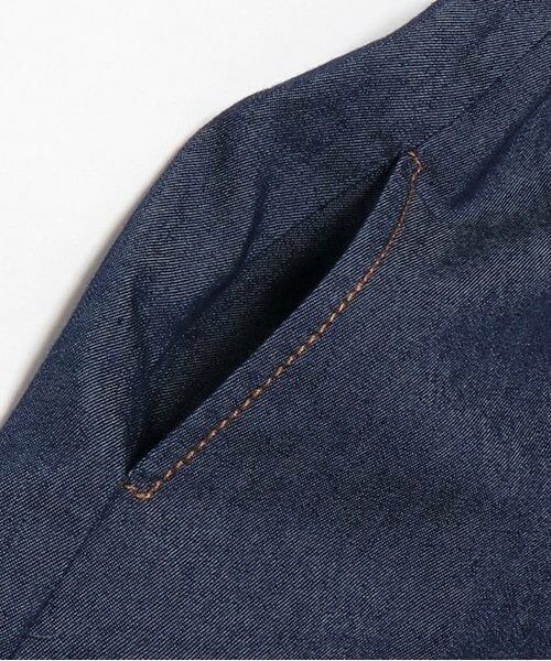 and D.petitmain / アンドディー. プティマイン ミニ丈・ひざ丈ワンピース | デニムフレアシャツワンピ | 詳細15