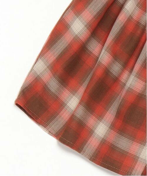 and D.petitmain / アンドディー. プティマイン ミニ丈・ひざ丈ワンピース | 【リンク】オンブレチェックボリュームミニワンピ | 詳細19