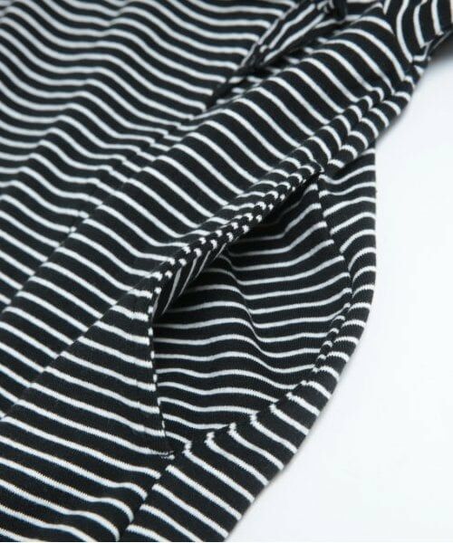 and D.petitmain / アンドディー. プティマイン ミニ丈・ひざ丈ワンピース | 【リンク】ミジンボーダー肩フリルワンピ | 詳細8