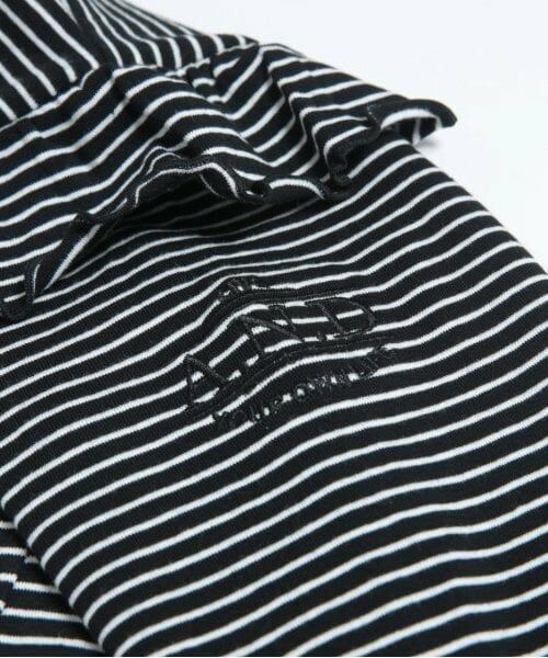 and D.petitmain / アンドディー. プティマイン ミニ丈・ひざ丈ワンピース | 【リンク】ミジンボーダー肩フリルワンピ | 詳細9