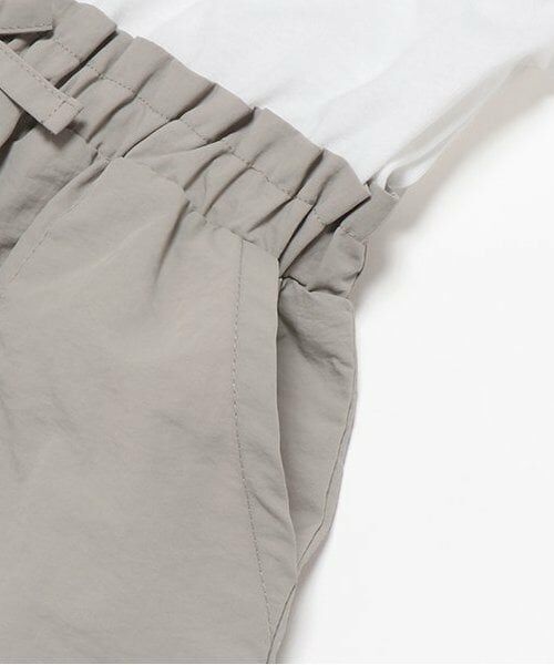 and D.petitmain / アンドディー. プティマイン ミニ丈・ひざ丈ワンピース | カーゴスカートドッキングワンピ | 詳細15