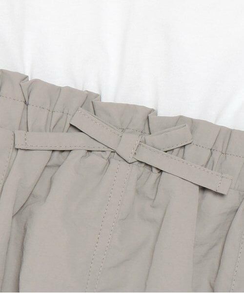 and D.petitmain / アンドディー. プティマイン ミニ丈・ひざ丈ワンピース | カーゴスカートドッキングワンピ | 詳細6