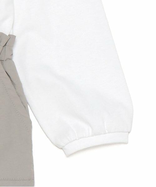 and D.petitmain / アンドディー. プティマイン ミニ丈・ひざ丈ワンピース | カーゴスカートドッキングワンピ | 詳細8