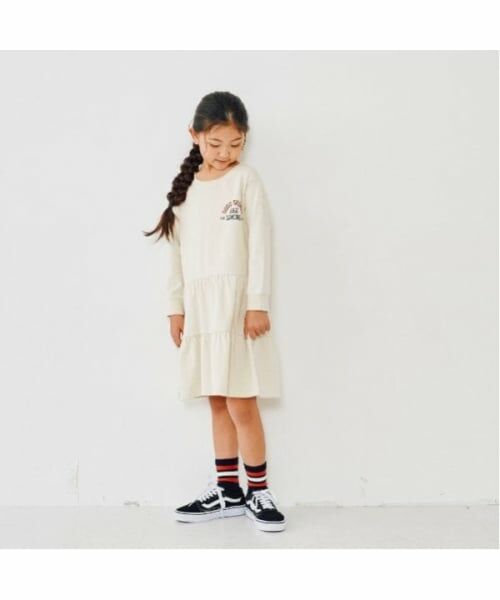 and D.petitmain / アンドディー. プティマイン ミニ丈・ひざ丈ワンピース | 【リンク】アソートグラフィックワンピ | 詳細2