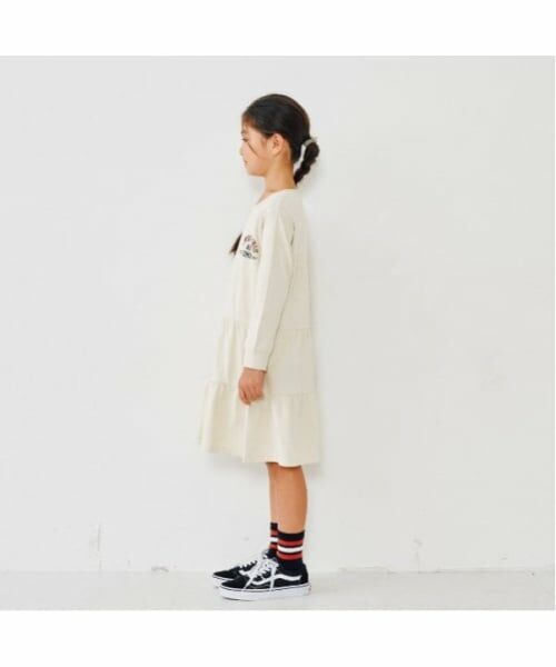 and D.petitmain / アンドディー. プティマイン ミニ丈・ひざ丈ワンピース | 【リンク】アソートグラフィックワンピ | 詳細3