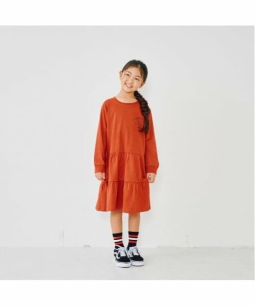 and D.petitmain / アンドディー. プティマイン ミニ丈・ひざ丈ワンピース | 【リンク】アソートグラフィックワンピ | 詳細8