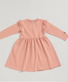 and D.petitmain / アンドディー. プティマイン ミニ丈・ひざ丈ワンピース | 裏毛ミニフリルワンピース