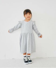 and D.petitmain / アンドディー. プティマイン ミニ丈・ひざ丈ワンピース | 裏毛ミニフリルワンピース